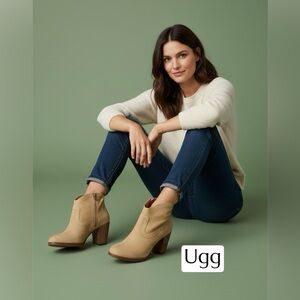 HP🥳 NWOB UGG Charlotte Western Booties 7